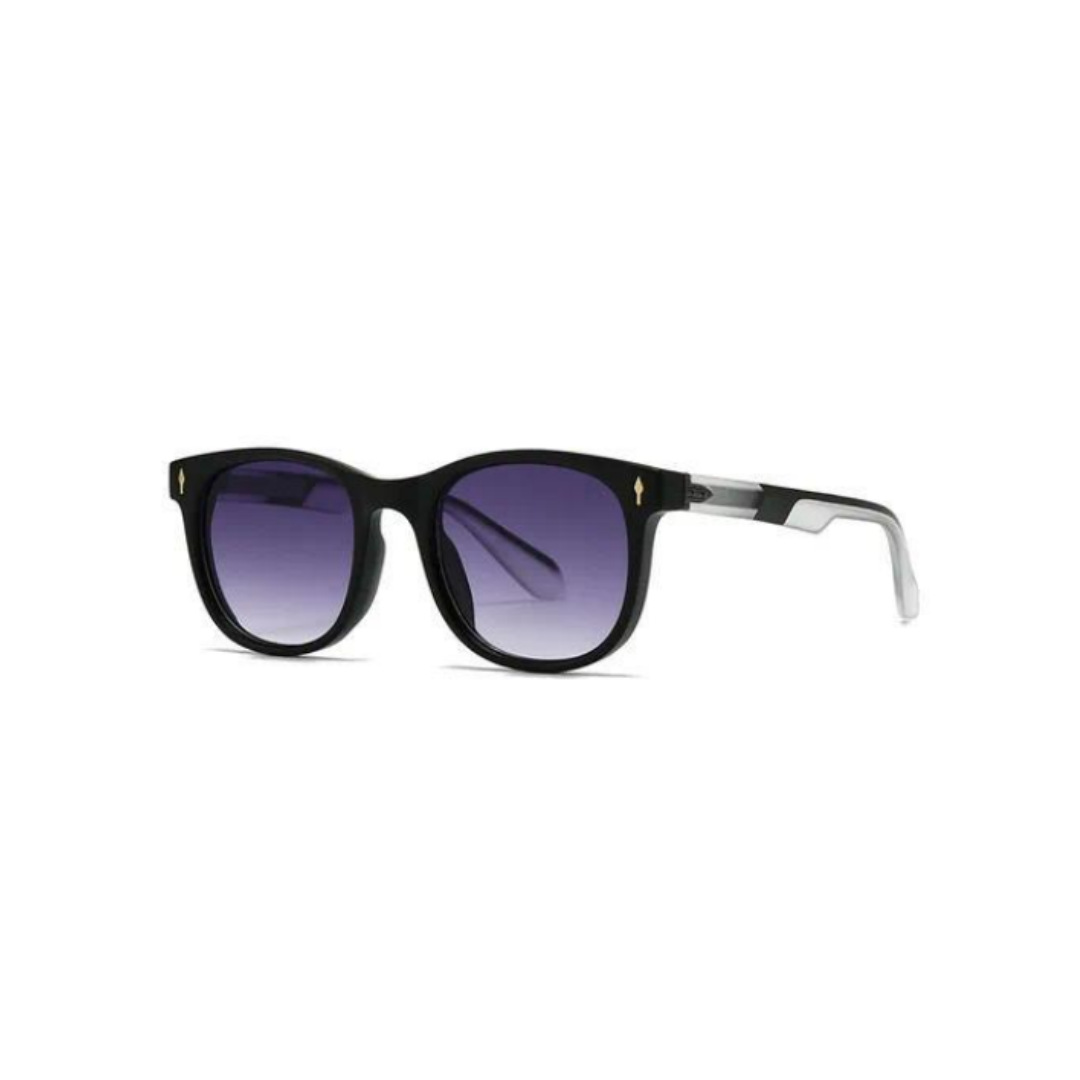 Structured Round – Matte Black / Gradient Purple