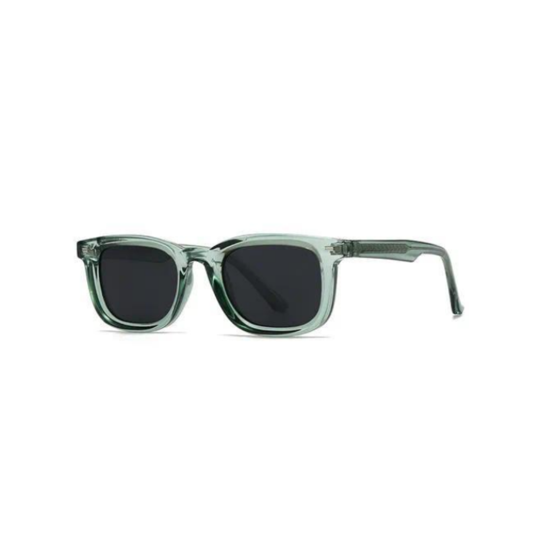 Structured Square – Translucent Green / Dark Grey
