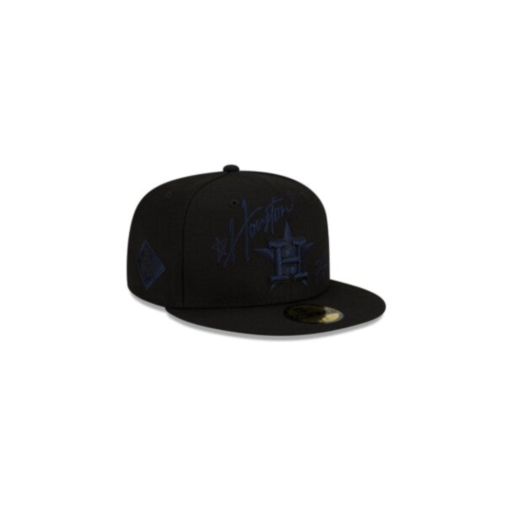 New Era Houston Astros Cursive 59FIFTY Fitted Hat