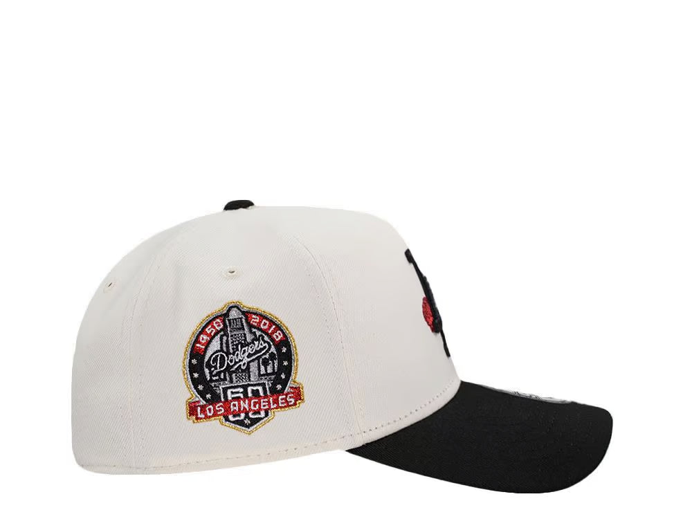 Los Angeles Dodgers New Era 60th Anniversary Rose 9Forty A-Frame Snapback Hat