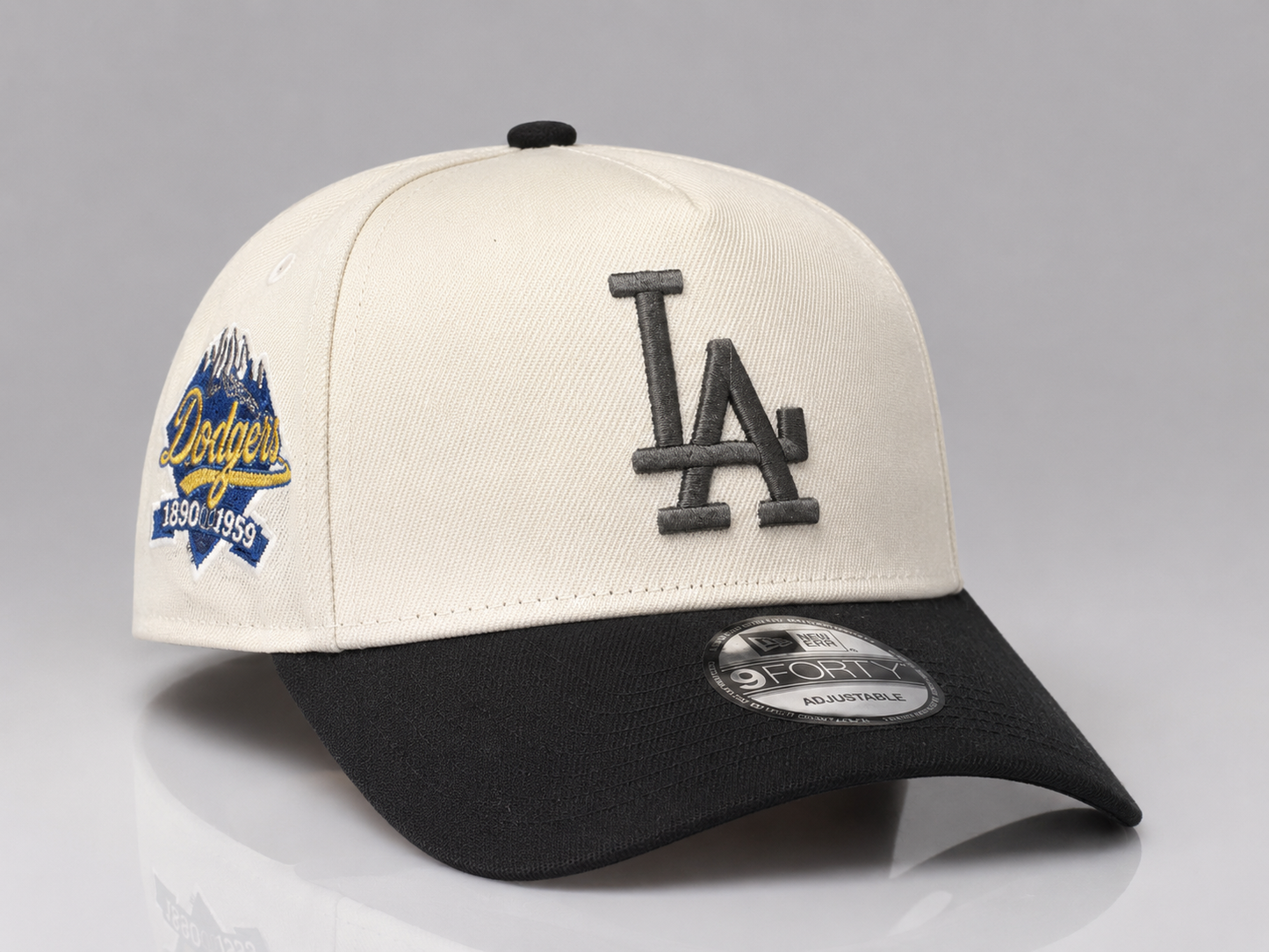 Los Angeles Dodgers – 9FORTY – Off-White/Black (Centennial Edition)