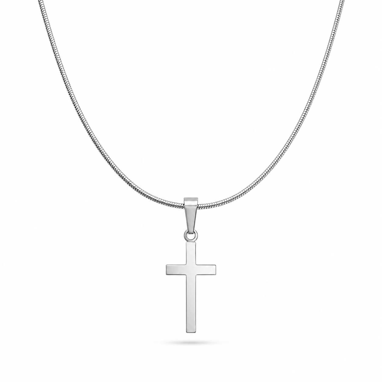 Minimalist Cross – Silver