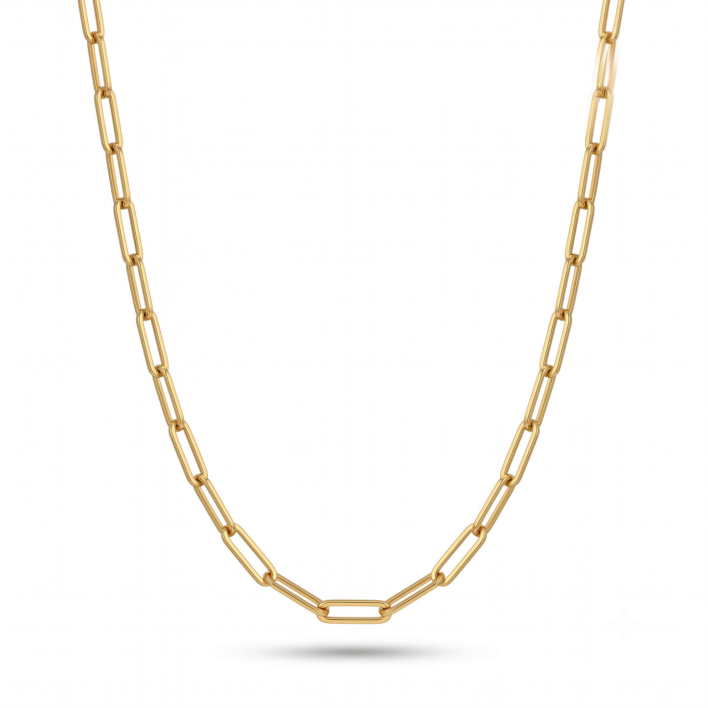 Paperclip Link – Gold