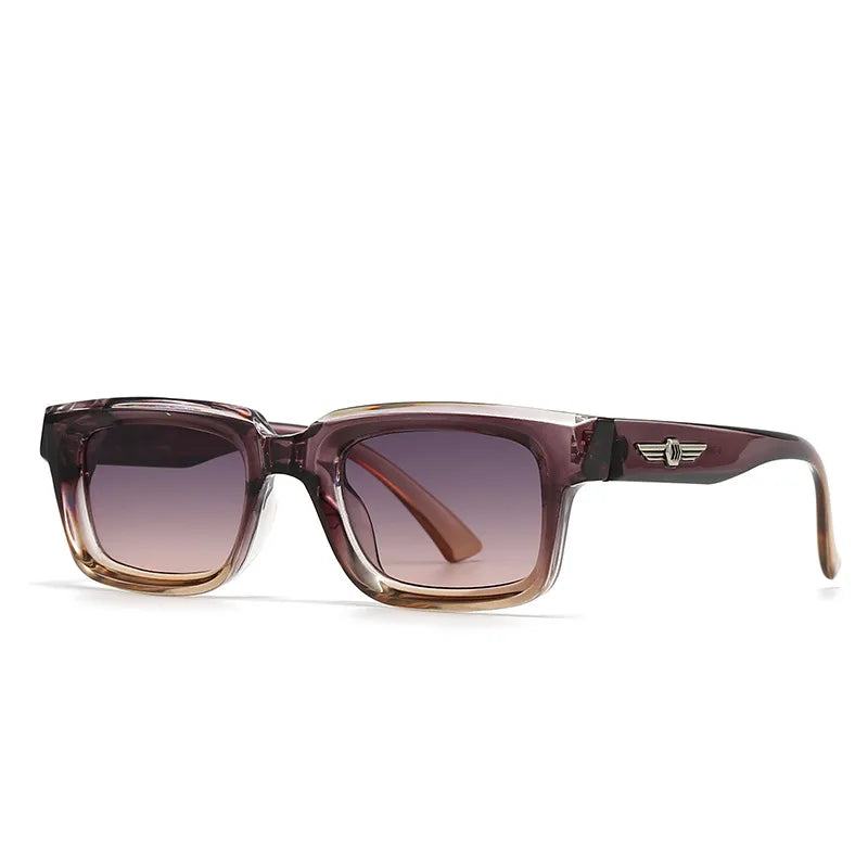 Purple Model Square Men Sunglasses