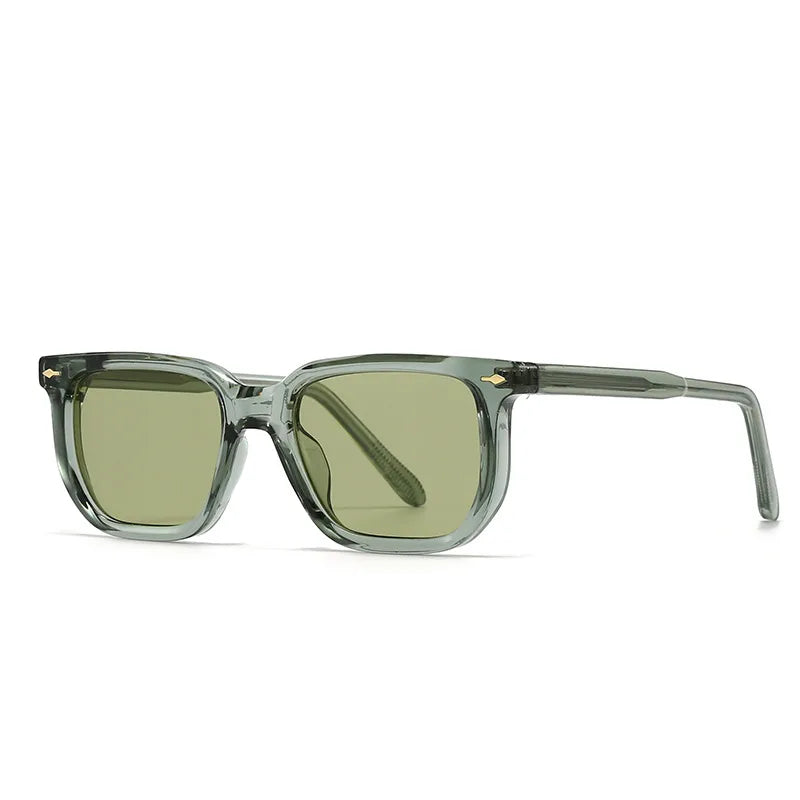 Retro Green UV400 Men Sunglasses
