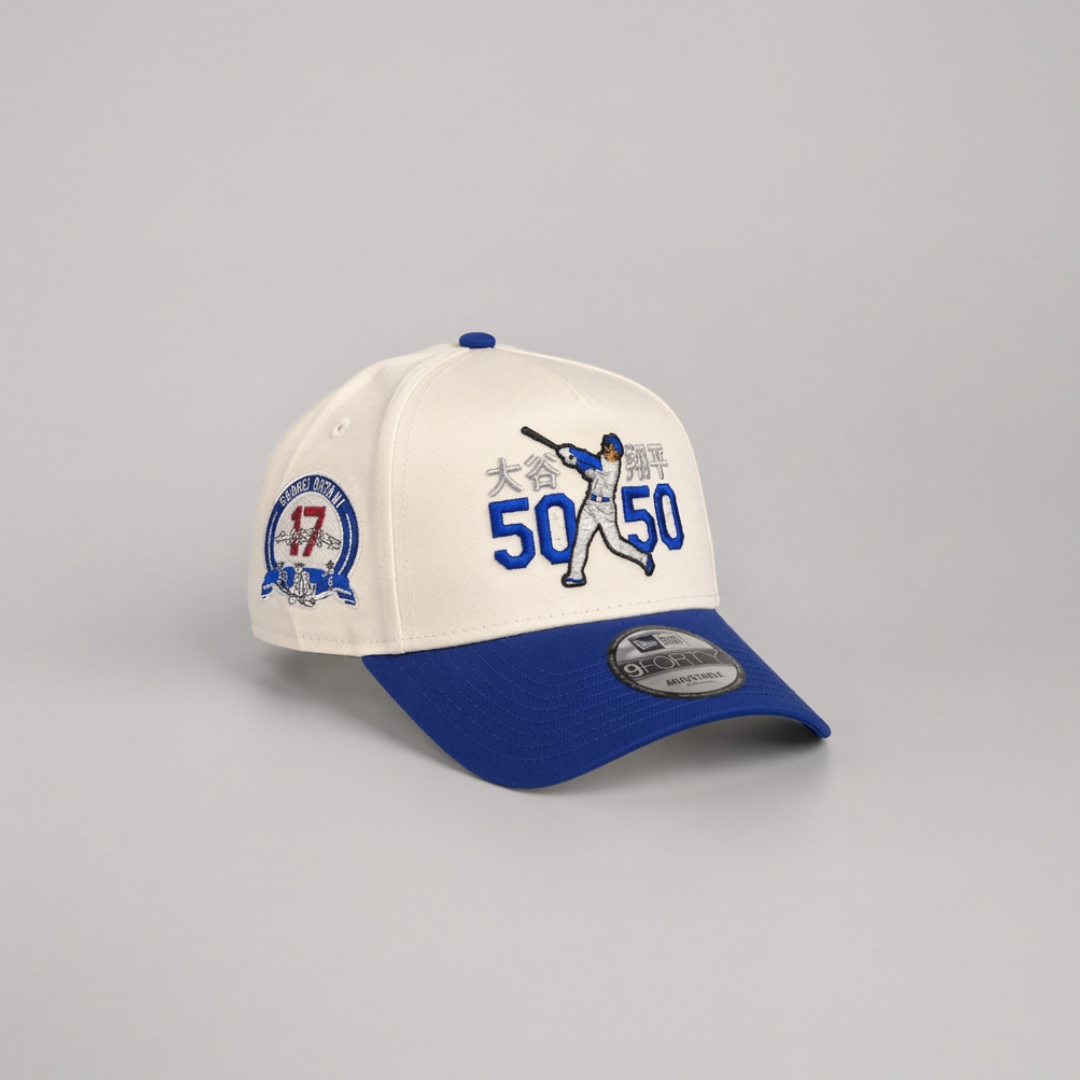 Shohei Ohtani – 9FORTY – Off-White/Royal Blue