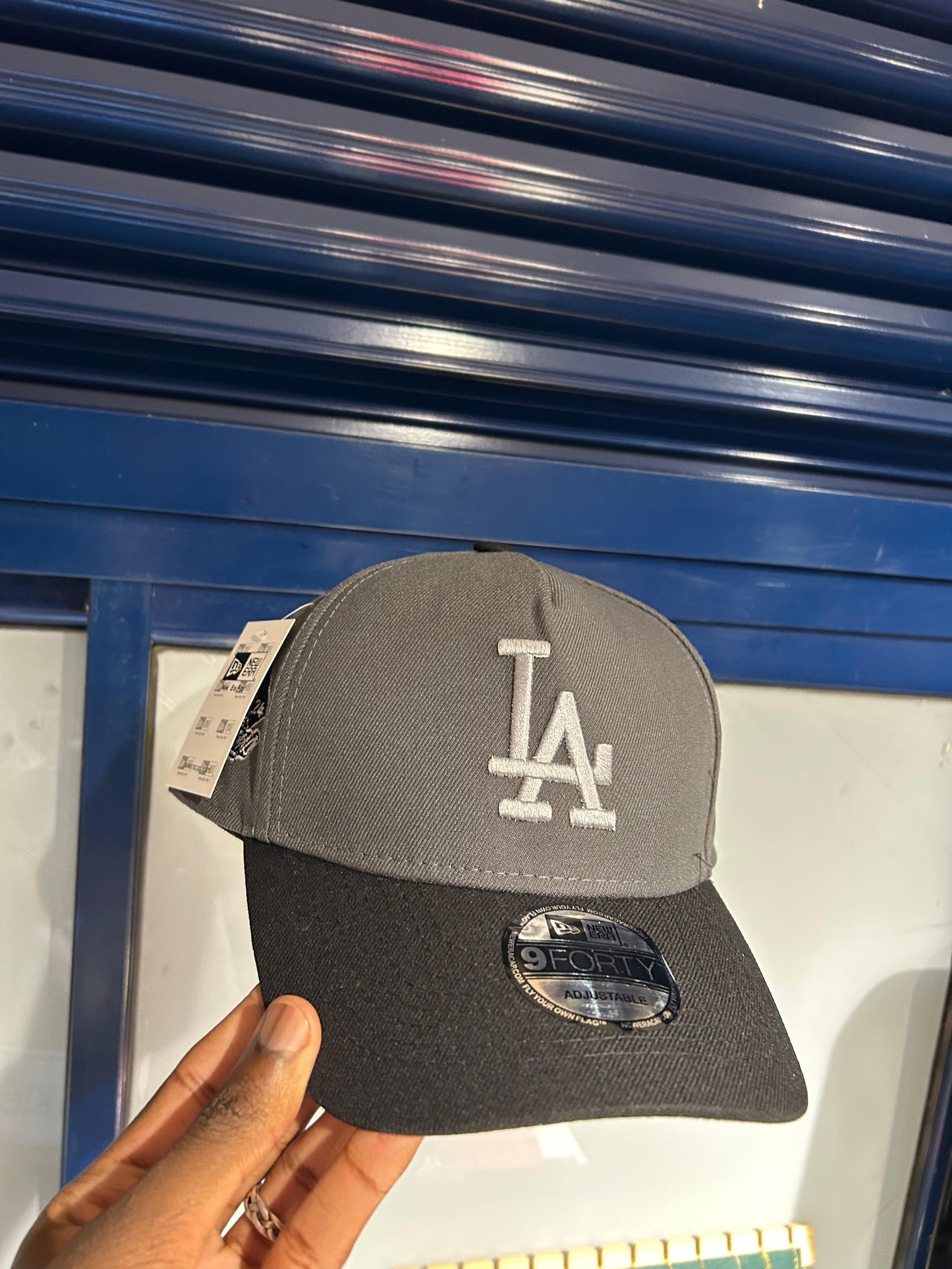Los Angeles Dodgers New Era 9FORTY – Two-Tone Heritage – Gunmetal/Black