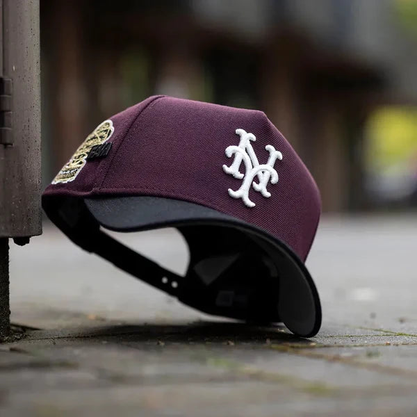 New Era 9FORTY A-Frame MLB New York Mets Two Tone Grey UV Snapback Hat