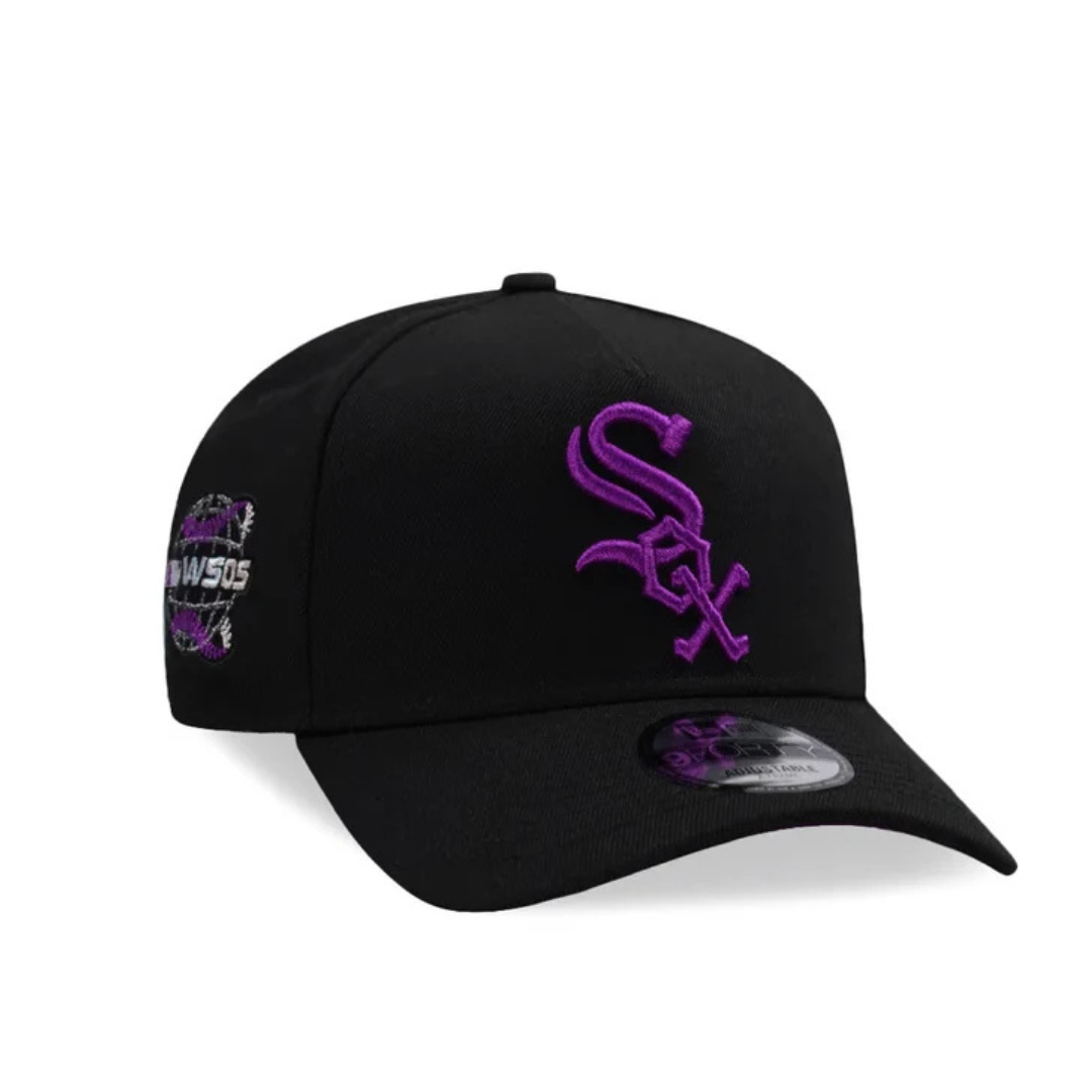New Era Chicago White Sox World Series 2005 Purple Detail Edition 9FORTY A-Frame Snapback Hat