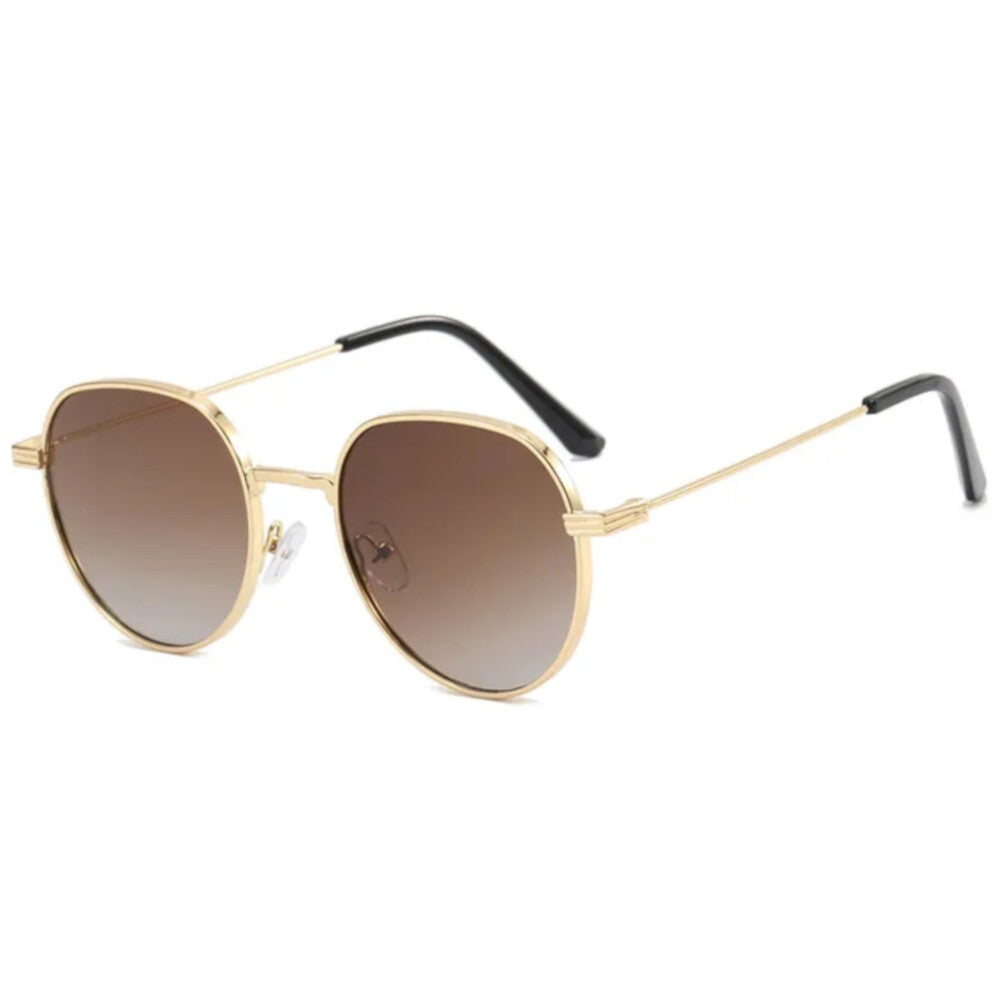 Retro Round PC UV400 Protection Men Sunglases