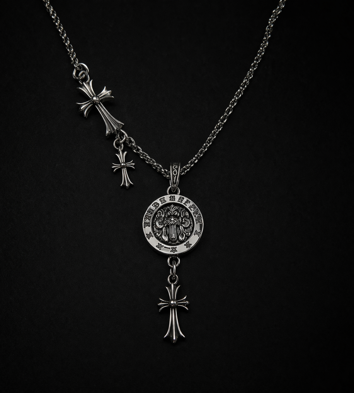 Cross Medallion Necklace
