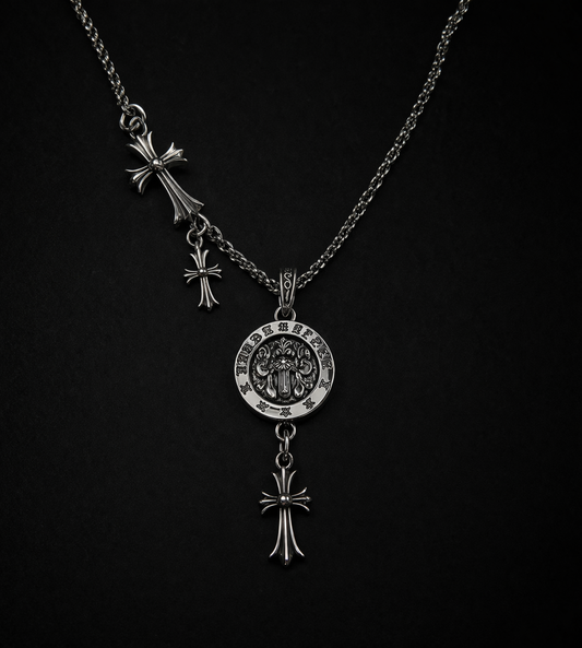 Cross Medallion Necklace