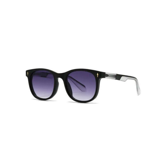 Structured Round – Matte Black / Gradient Purple