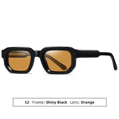 Structural Hex-Square Sunglasses