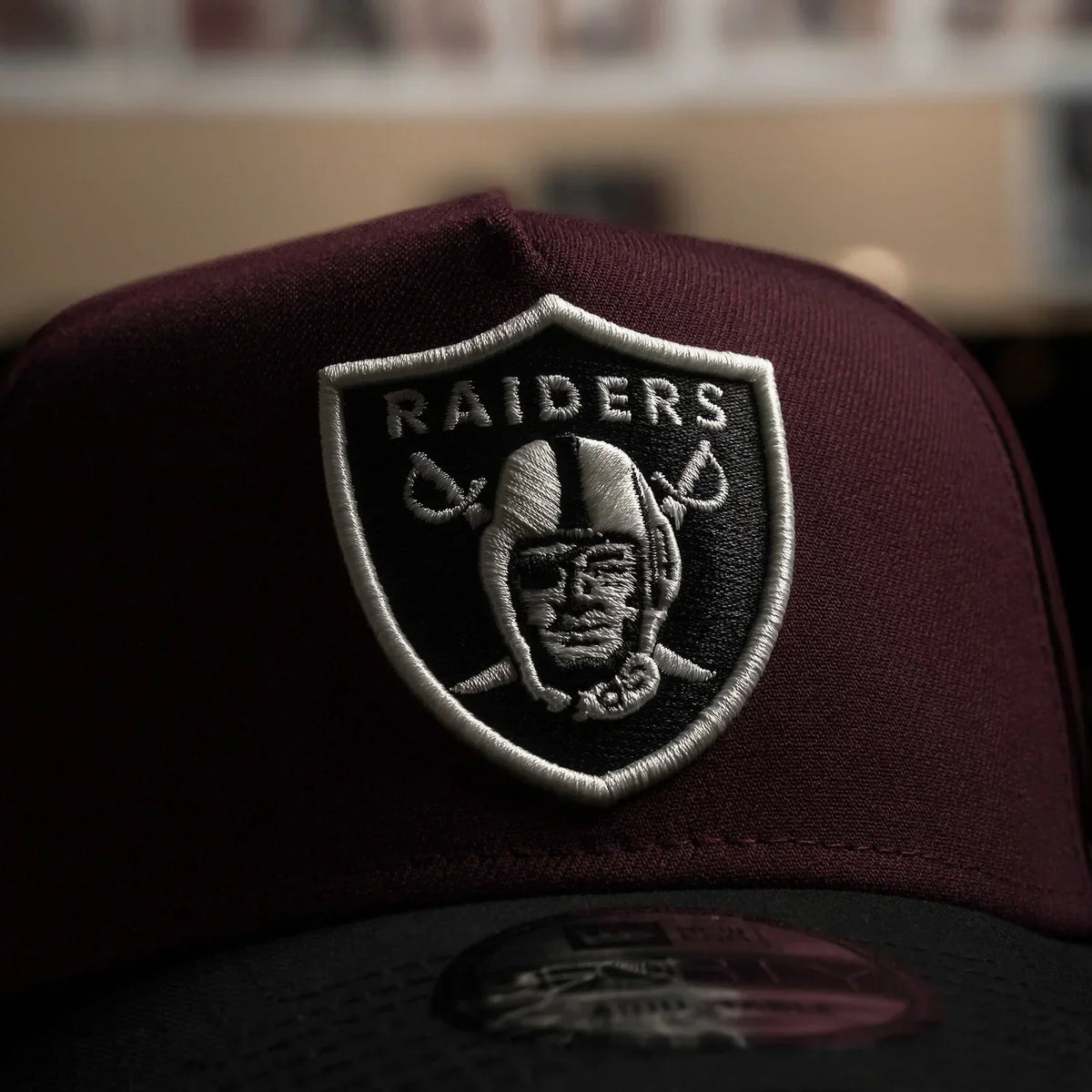 Las Vegas Raiders – 9FORTY A-Frame – Maroon/Black