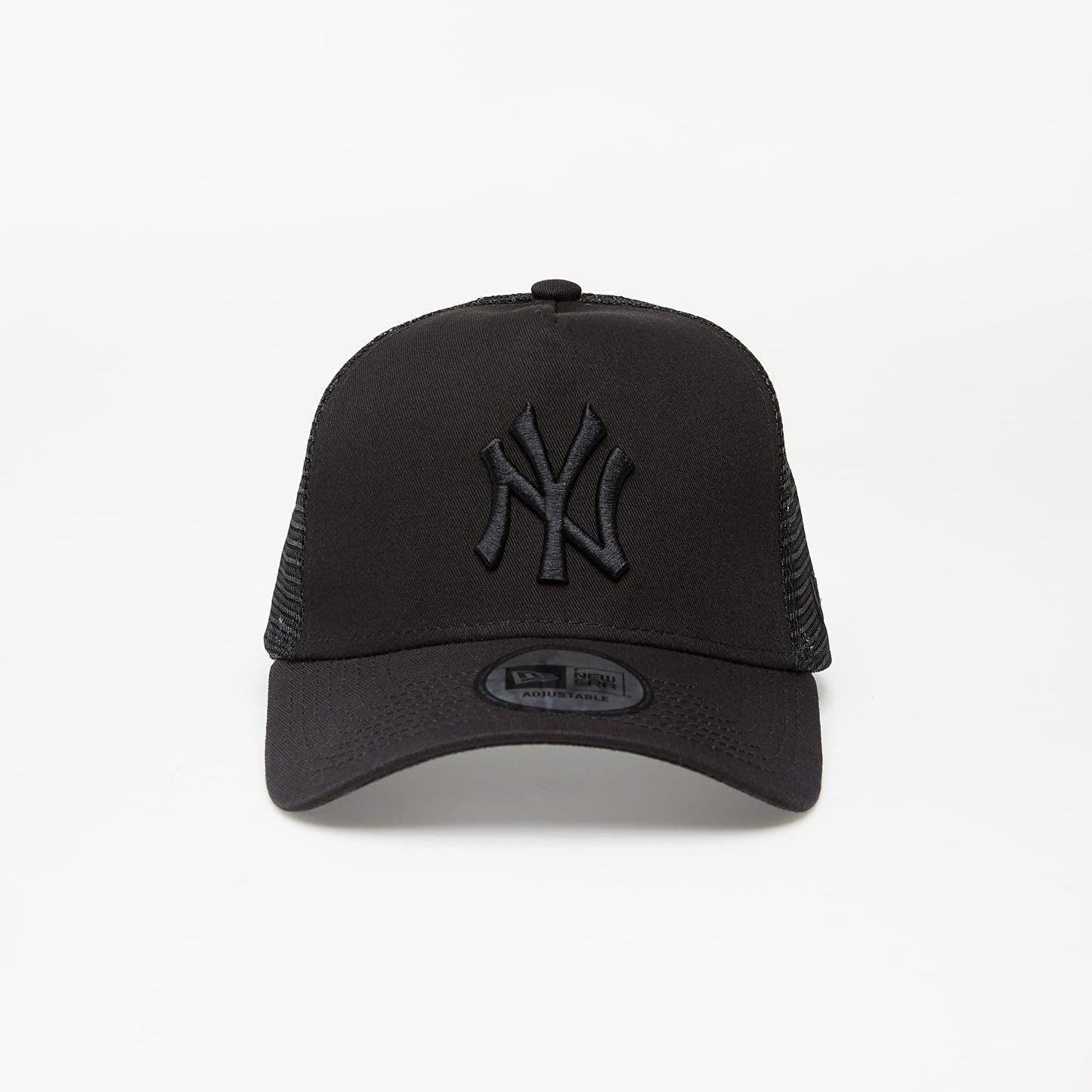 New York Yankees New Era 9FORTY A-Frame Trucker – Triple Black