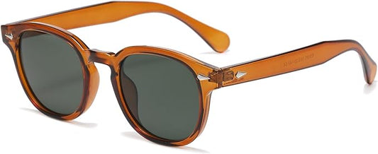 Long Keeper Retro Round Sunglasses