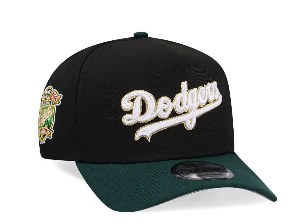 Los Angeles Dodgers – Script Two-Tone – Black/Kelly Green