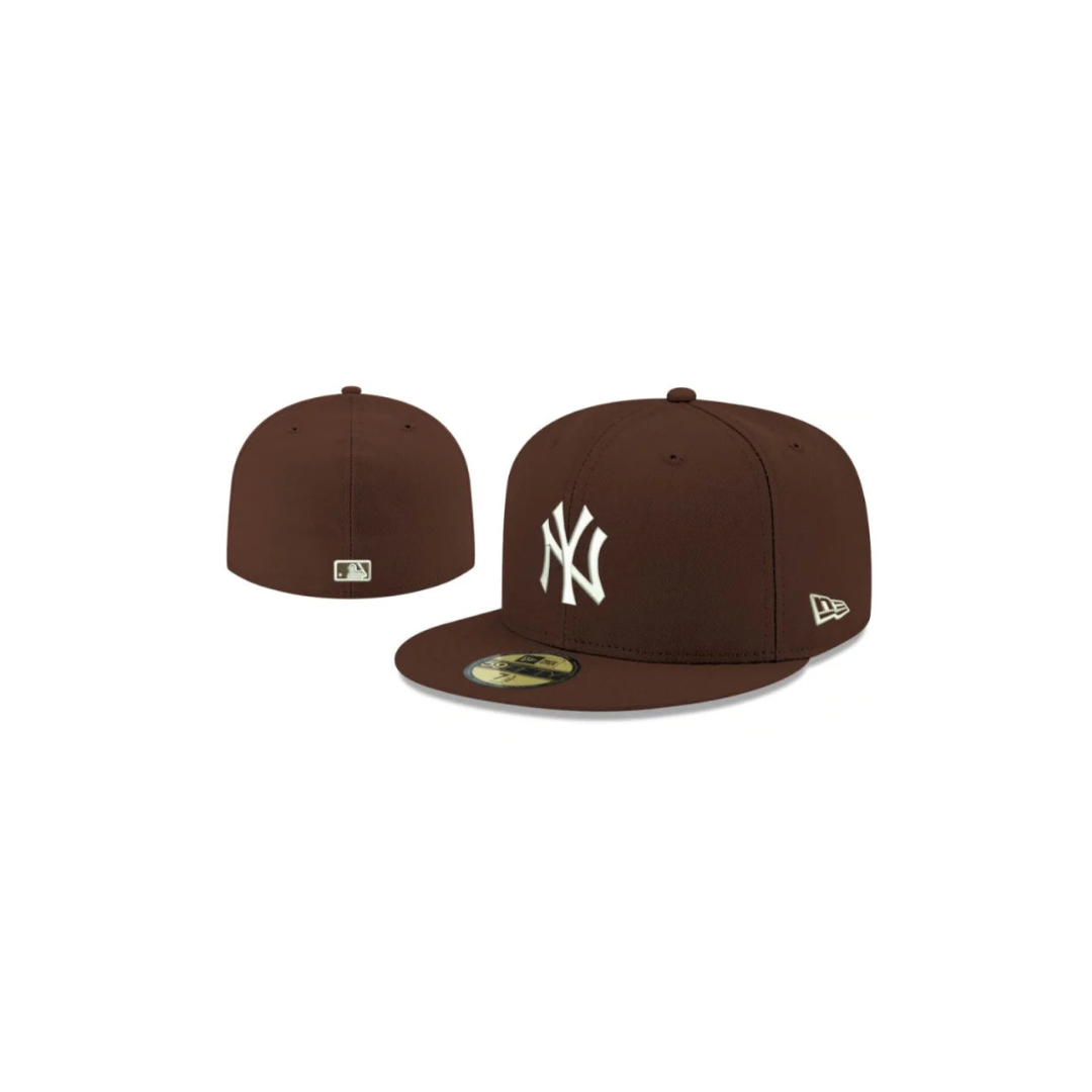 New York Yankees – 59FIFTY Fitted – Walnut Brown/White
