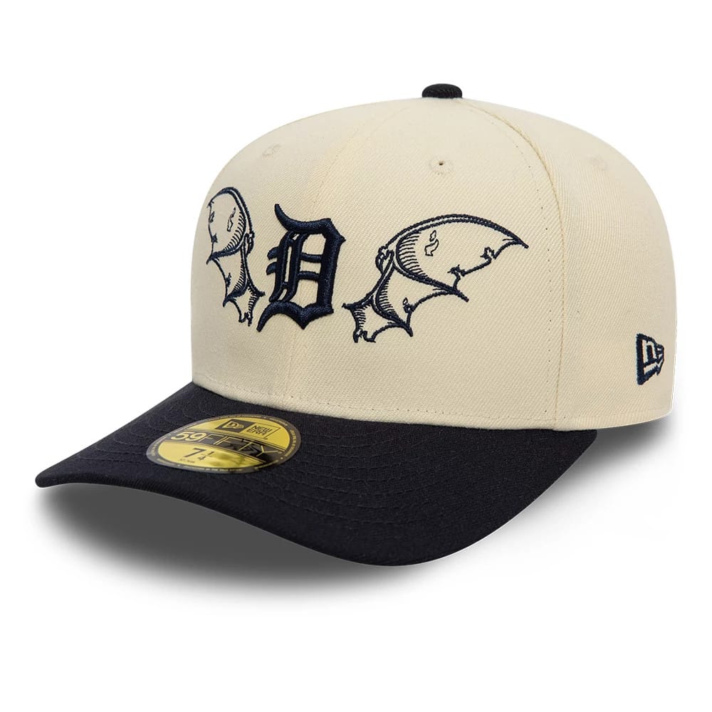 Detroit Tigers  Wings Light Beige 59FIFTY Fitted Cap