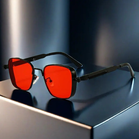 Retro Shaded Square Men Sunglasses