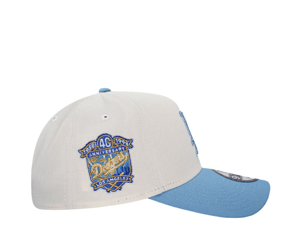 Los Angeles Dodgers – 9FORTY A-Frame – Cream/Powder Blue