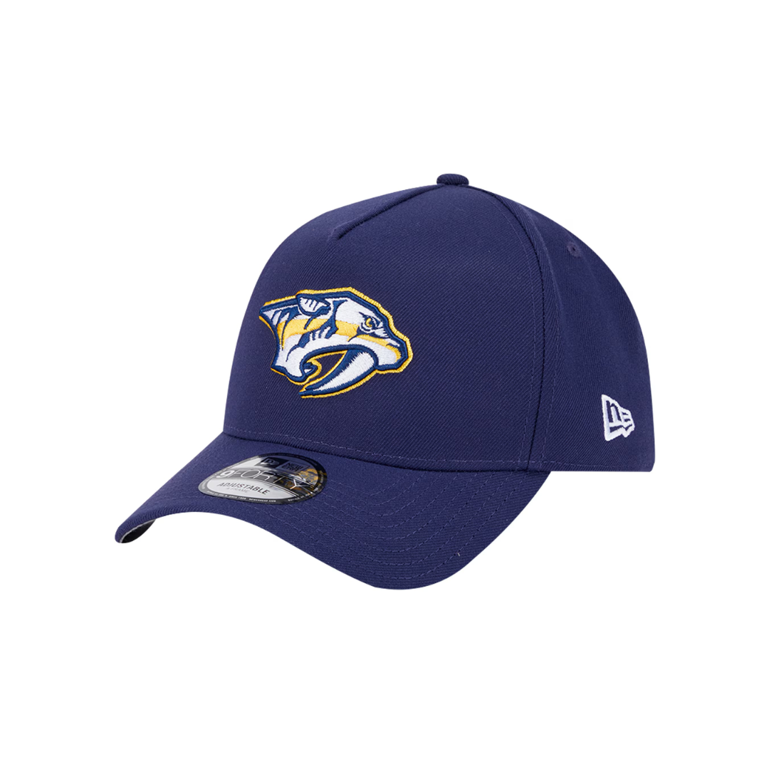 Nashville Predators New Era 9FORTY A-Frame – Navy Blue