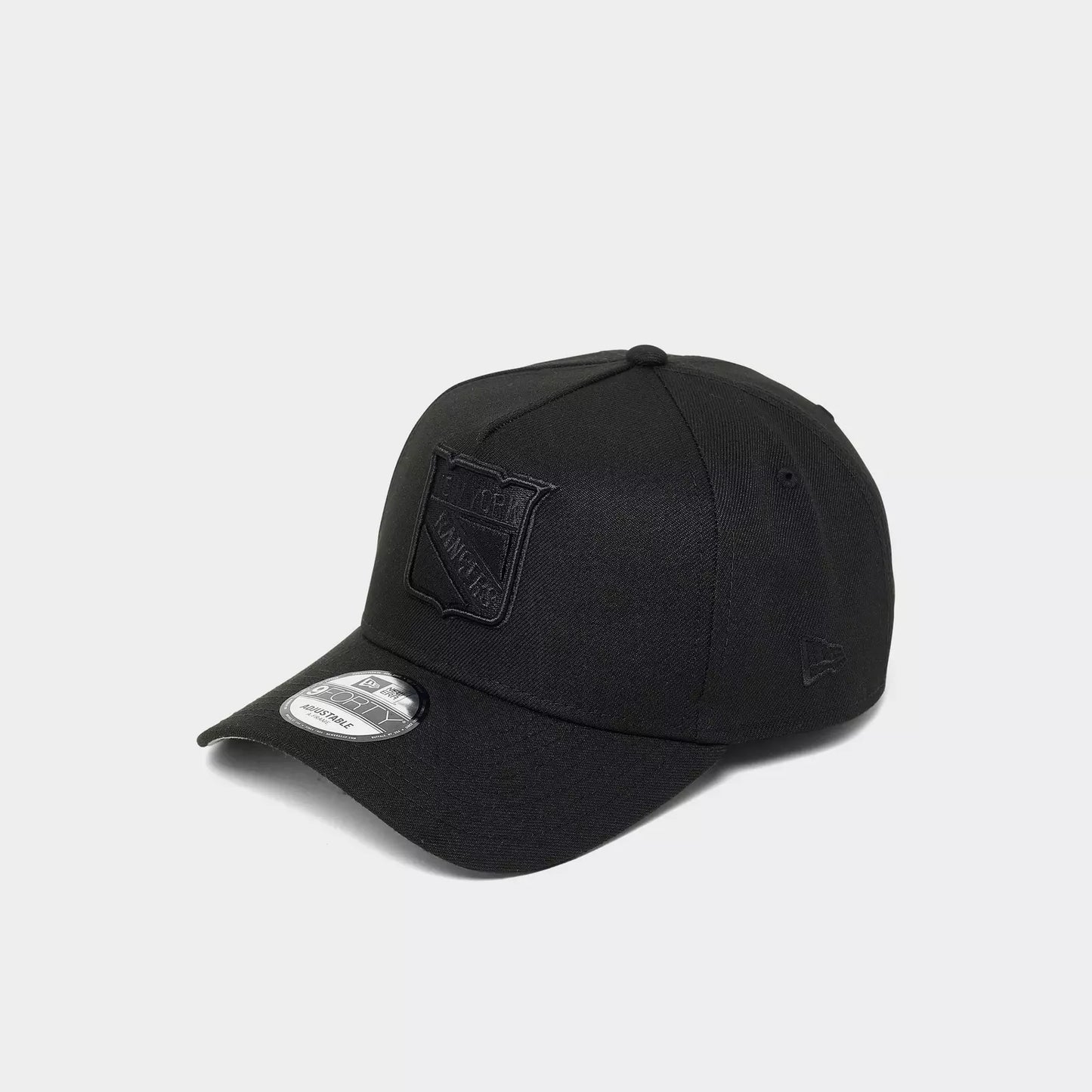 NEW YORK RANGERS NHL BLACK SCARLET UV / NEW ERA 9FORTY A-FRAME