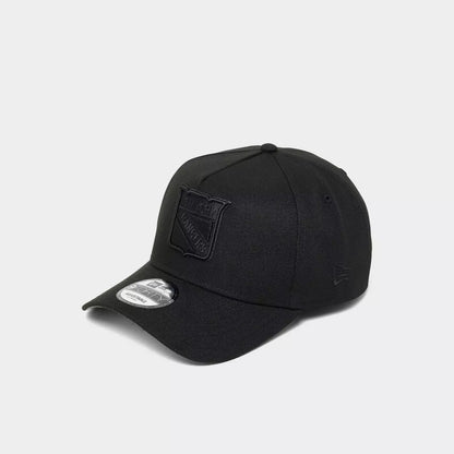 NEW YORK RANGERS NHL BLACK SCARLET UV / NEW ERA 9FORTY A-FRAME