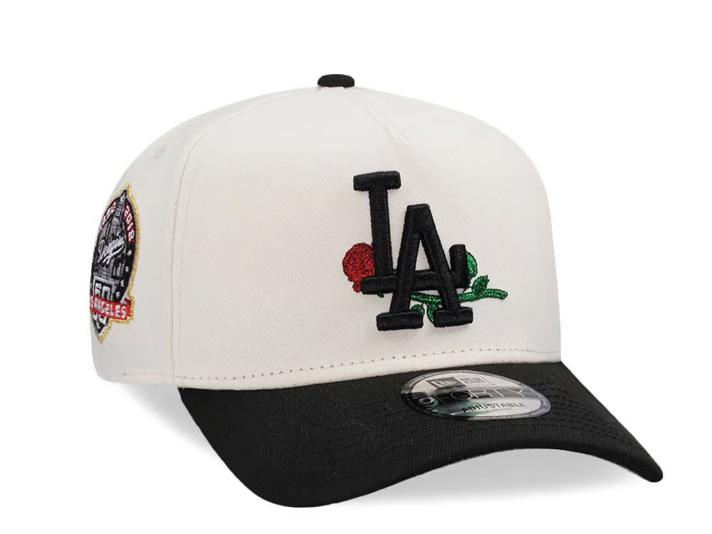 Los Angeles Dodgers New Era 60th Anniversary Rose 9Forty A-Frame Snapback Hat