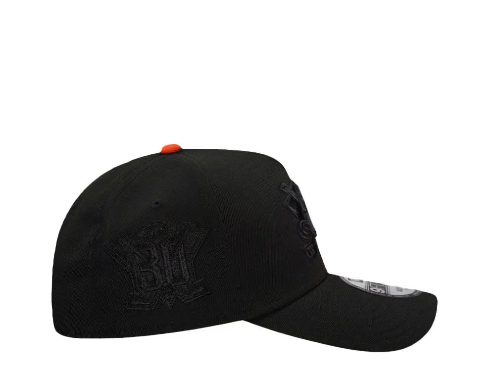 New Era Anaheim Ducks 30th Anniversary Blackout Orange Pop Prime Edition