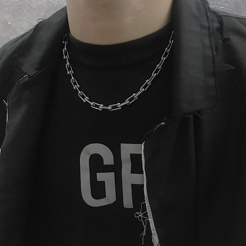 Classic Style Commute Horseshoe 304 Stainless Steel Men's Sunglasses