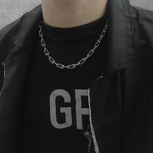 Classic Style Commute Horseshoe 304 Stainless Steel Men's Sunglasses