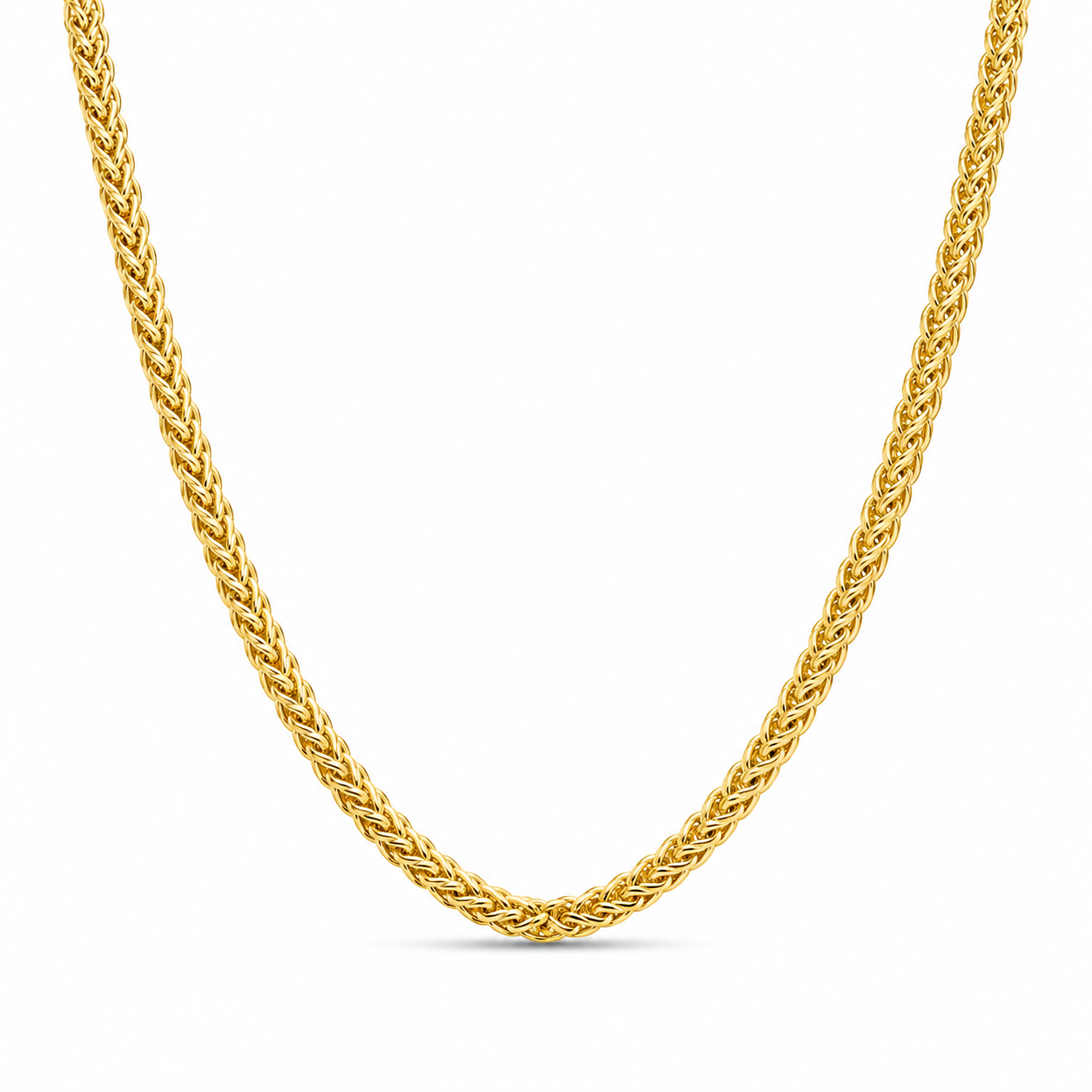 Heavy Wheat Chain – Gold