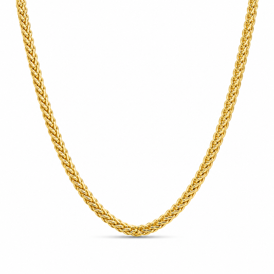 Heavy Wheat Chain – Gold