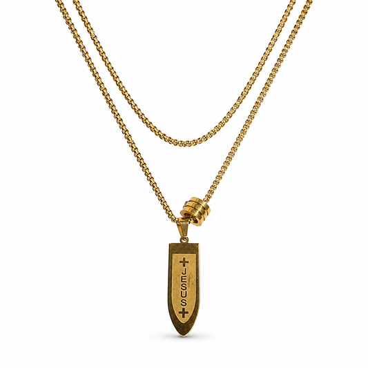 Jesus Shield – Gold