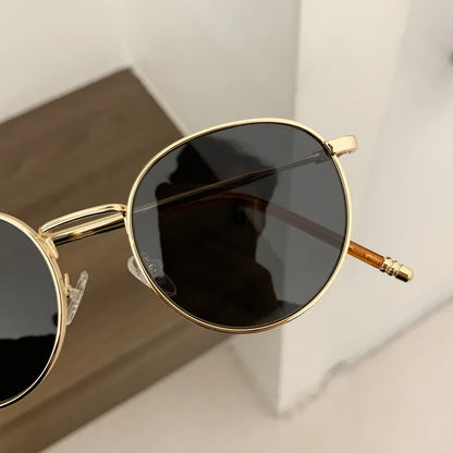 Preppy Style Sweet Round Ac UV400 Protection Round Frame