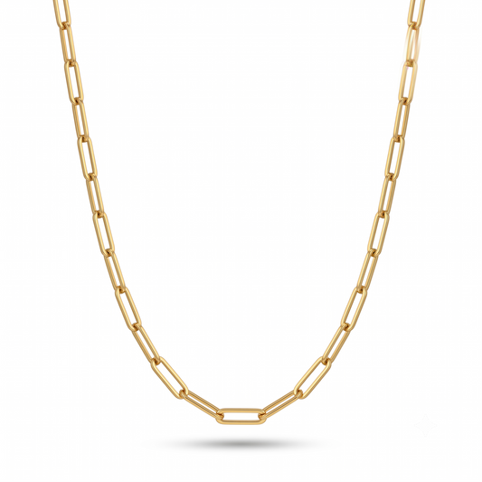 Paperclip Link – Gold
