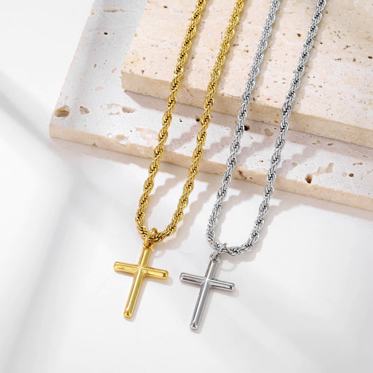 Cross Pendant Men Chains