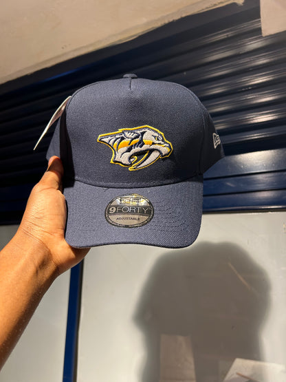 Nashville Predators New Era 9FORTY A-Frame – Navy Blue