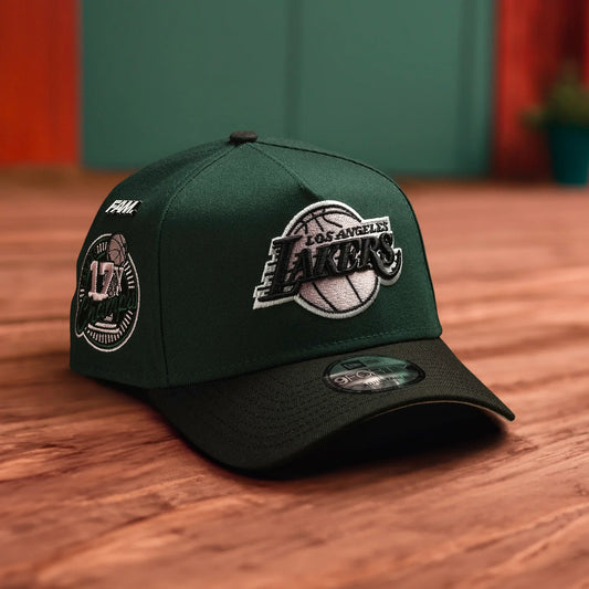 LOS ANGELES LAKERS NBA GREEN BLACK TWO TONE