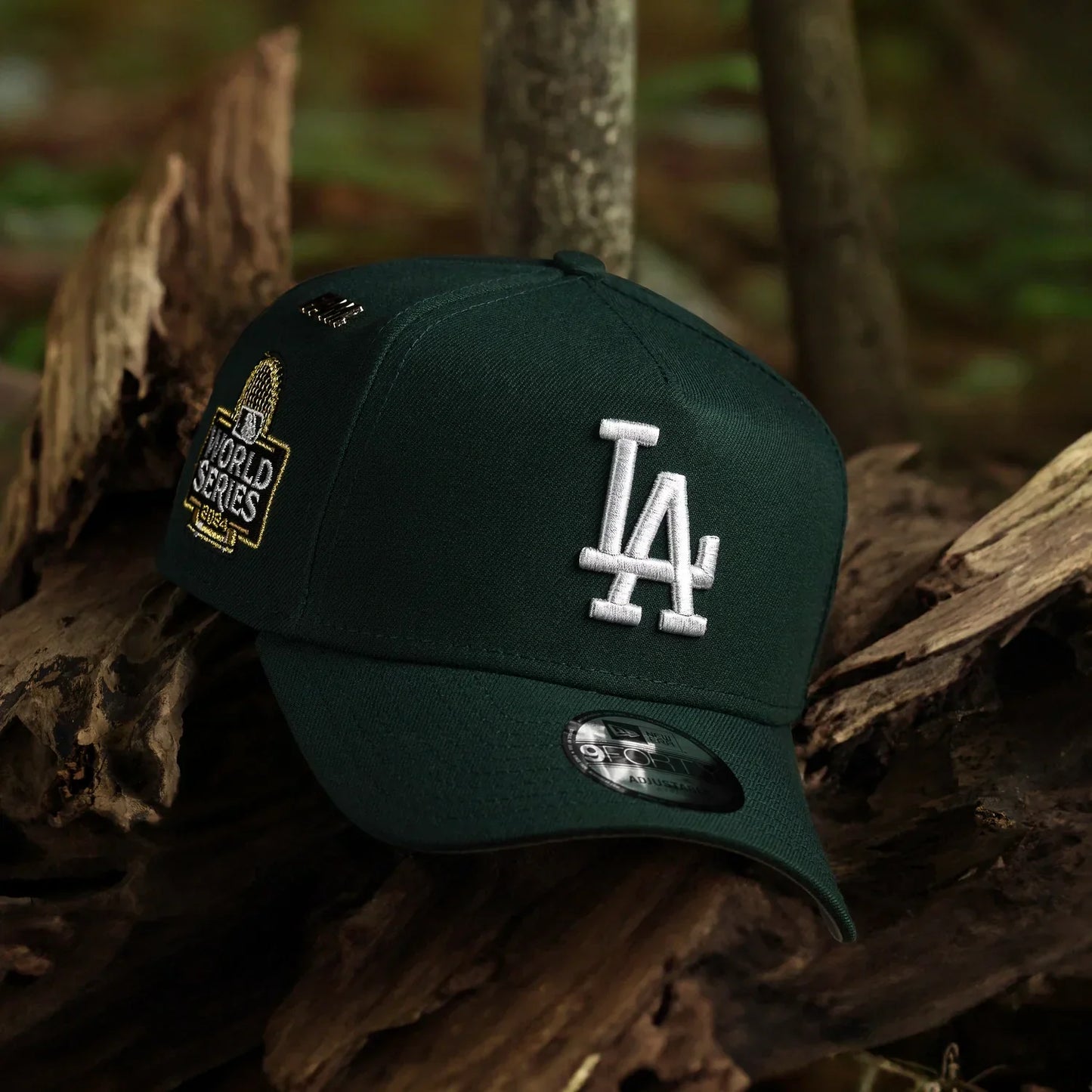 NEW ERA 9FORTY A-FRAME MLB WS 24 LOS ANGELES DODGERS GREEN