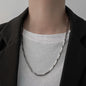 Hip-Hop Retro Solid Color Men'S Necklace