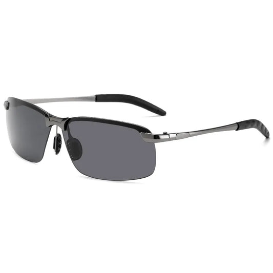 Square Half Frame Men's Sunglasses