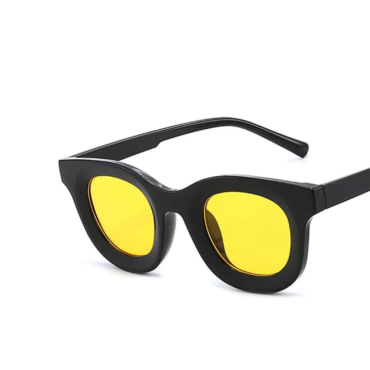 Retro Yellow Shade Men Sunglasses