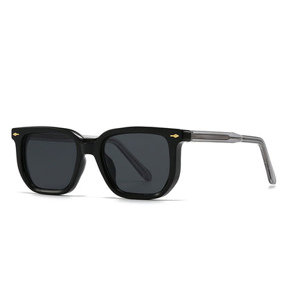 Retro Black UV400 Men's Sunglasses