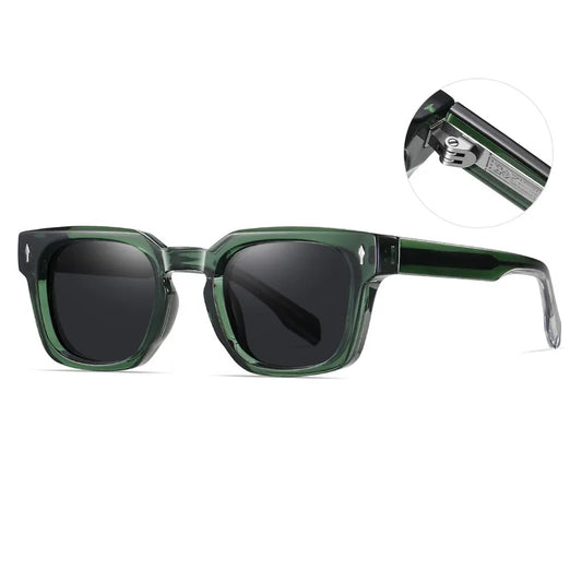 Boulevard Men's Polarized Sunglasses Square Frame