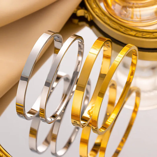 Retro Silver and Golden Bracelet