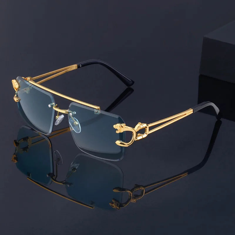Retro Frameless UV4000 Sunglasses (in 2 options)