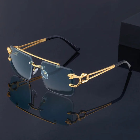 Retro Frameless UV4000 Sunglasses (in 2 options)